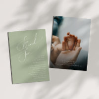 Whimsisches Blatt Grün | Baby Sip and See Foto