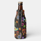 Whimsisches Blumendesign Flaschenkühler (Flasche Rückseite)