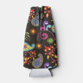 Whimsisches Blumendesign Flaschenkühler (Rückseite)