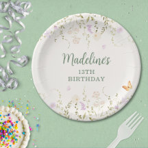 Whimsisches Blumengarten Party Geburtstag