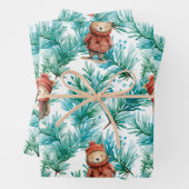 Whimsisches Blumengebäck Geschenkpapier Set (Beispiel)