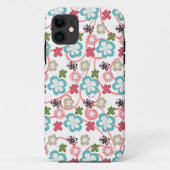 Whimsisches Blumenmuster Case-Mate iPhone Hülle (Rückseite)