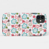 Whimsisches Blumenmuster Case-Mate iPhone Hülle (Rückseite (Horizontal))