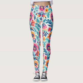 Whimsisches Bohemisches Bläschen Leggings