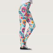 Whimsisches Bohemisches Bläschen Leggings (Rechts)