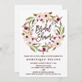 Whimsisches Bohemisches Brautparty Einladung (Vorne/Hinten)