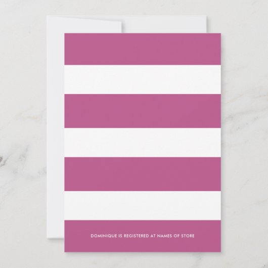 Whimsisches Bohemisches Brautparty Einladung (Rückseite)