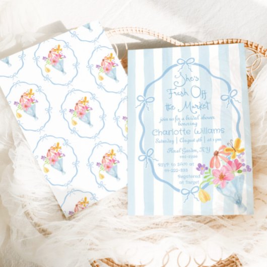 Whimsisches Brautparty aus dem Markt Einladung