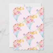 Whimsisches Brautparty aus dem Markt Einladung (Rückseite)