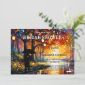 Whimsisches Brautparty Einladung (Stehend Vorderseite)