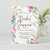 Whimsisches Brautparty Einladung (Stehend Vorderseite)