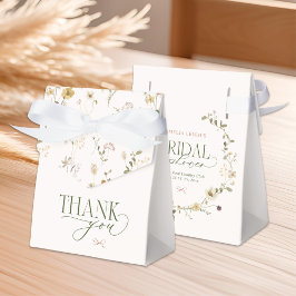 Whimsisches Brautparty "Garden & Bows" Geschenkschachtel