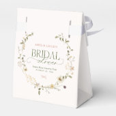 Whimsisches Brautparty "Garden & Bows" Geschenkschachtel (Rückseite)