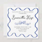 Whimsisches Brautparty laden | Den Knoten binden Einladung (Vorderseite)