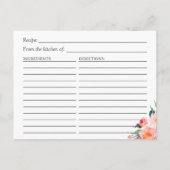 Whimsisches Brautparty Postkarte (Rückseite)