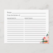 Whimsisches Brautparty Postkarte (Rückseite)