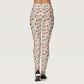 Whimsisches Celebration Colorful Balloon Design Leggings (Rückseite)