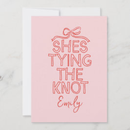 Whimsisches Coquette-Bugkon-Brautparty Einladung