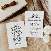 Whimsisches Coquette-Bugkon-Brautparty Einladung