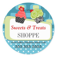 Whimsisches Cupcake Bakery Retro Design