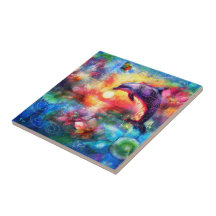 Whimsisches Delphin Coastal Nautical Floral Aquama