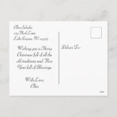 Whimsisches Dorf Personalisierten Weihnachten (Rückseite)