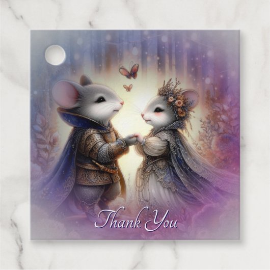 Whimsisches Fairytale Forest Fantasy Geschenkanhänger (Vorderseite)