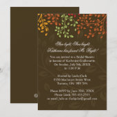 Whimsisches Fall-Brautparty Einladung (Vorne/Hinten)