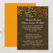 Whimsisches Fall-Brautparty Einladung (Vorne/Hinten)