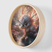 Whimsisches Fantasiewesen Uhr (Winkel)