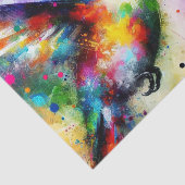 Whimsisches Farbenspiel Seidenpapier (Ausschnitt)