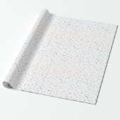 Whimsisches farbiges Schneefall-Papier Geschenkpapier (Ungerollt)