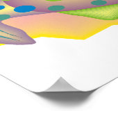 Whimsisches Fisch Art Poster von Gail Gabel (Ecke)