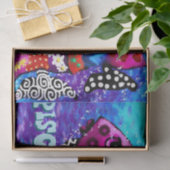 Whimsisches Fischtrio pisces Personalisierte Decou Seidenpapier (Geschenk)