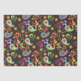 Whimsisches Floral Design Seidenpapier