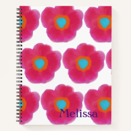 Whimsisches Floral Watercolor Notizblock