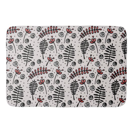 Whimsisches Foliage Badematte (Vorderseite)