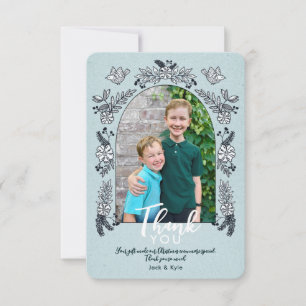 Whimsisches Foto Arch Blume Weihnachten Danke C