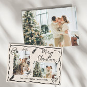 Whimsisches Foto Doodle Weihnachten