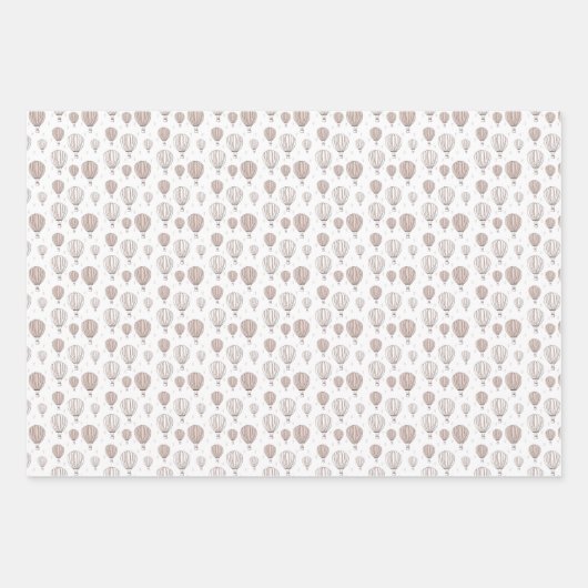 Whimsisches Französisch Geschenkpapier Set (Vorderseite 3)