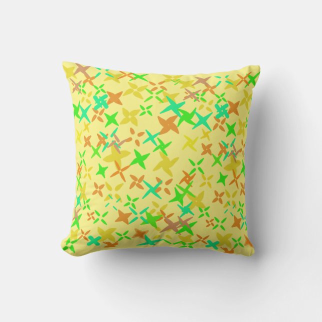 Whimsisches Freiburger Design in Herbstfarben Kissen (Vorderseite)