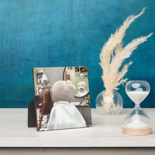 Whimsisches Friseursalon Fotoplatte (InSitu)