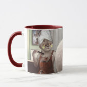 Whimsisches Friseursalon Tasse (Links)