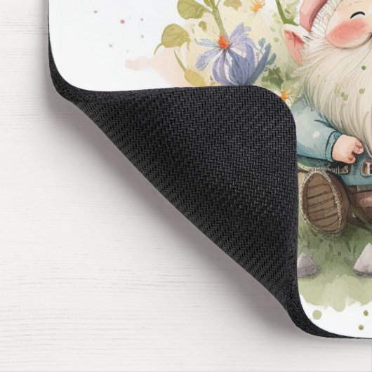 Whimsisches Genom im Garten Mousepad (Ecke)