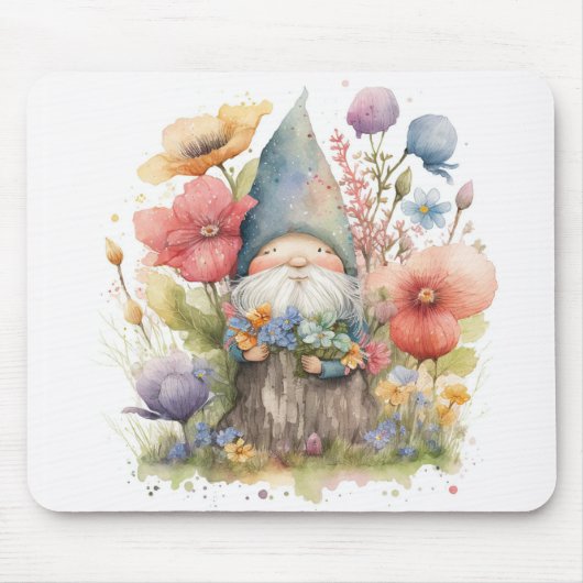 Whimsisches Genom im Garten Mousepad (Vorne)