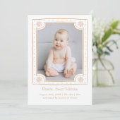 Whimsisches gerahmtes Foto spielerisches Design Ankündigung (Stehend Vorderseite)