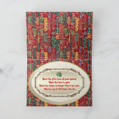 Whimsisches Geschenk Feiertagskarte (Innenseite)
