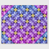 whimsisches Great Dane Muster Geschenkpapier (Flach)