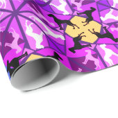 whimsisches Great Dane Muster Geschenkpapier (Rolleneckpunkt)