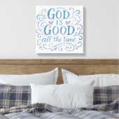 Whimsisches Gut ist gute Typografie Leinwanddruck (Insitu (Schlafzimmer))